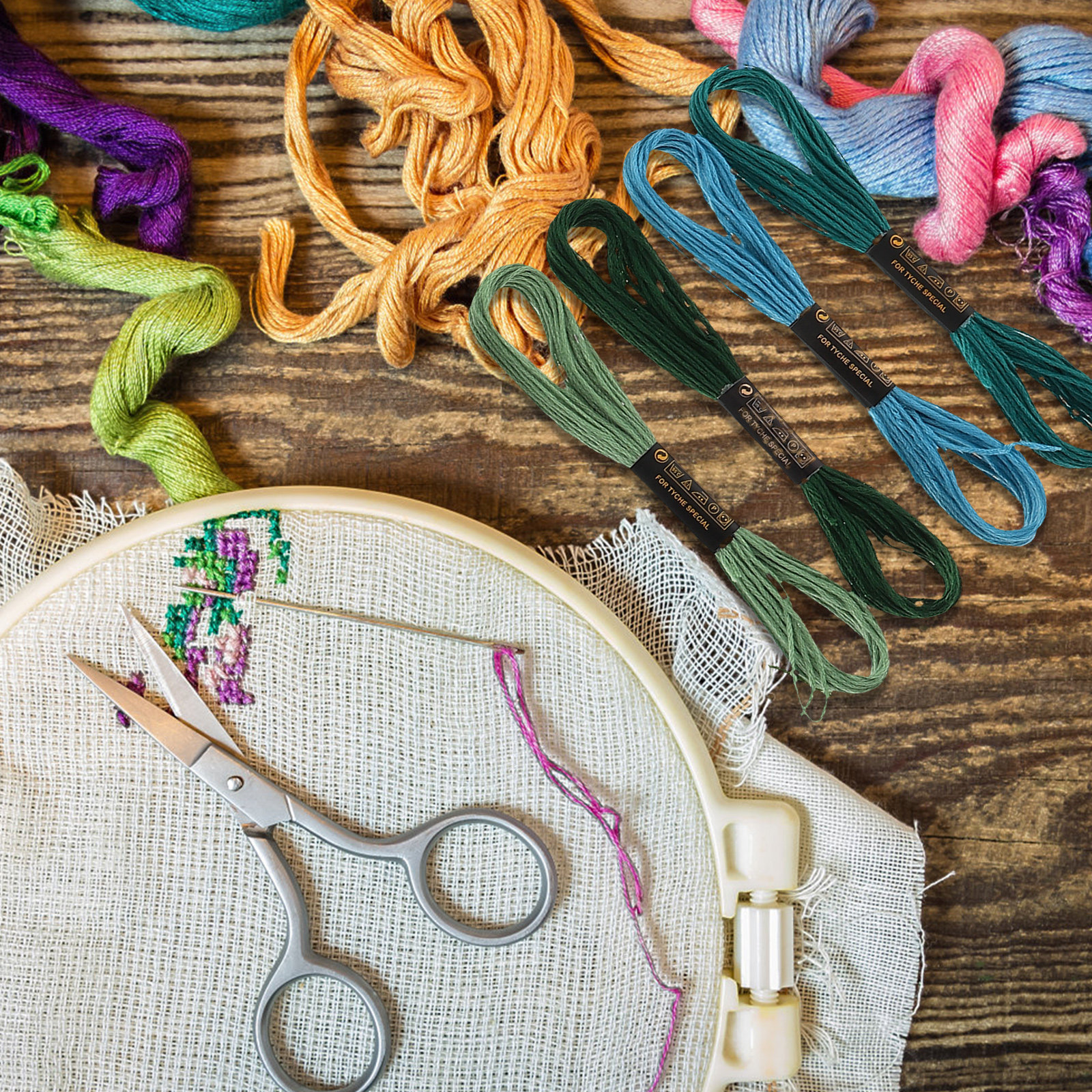 Embroidery Craft - 100pcs Embroidery Thread Cross Stitch Supplies