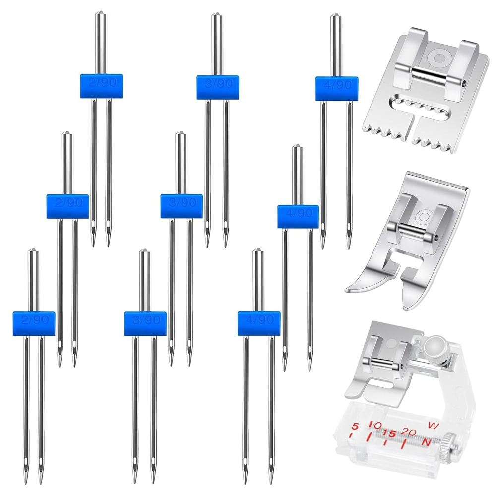 Pom Pom Maker Tool - 3PCS Sewing Machine Twin Needle Double