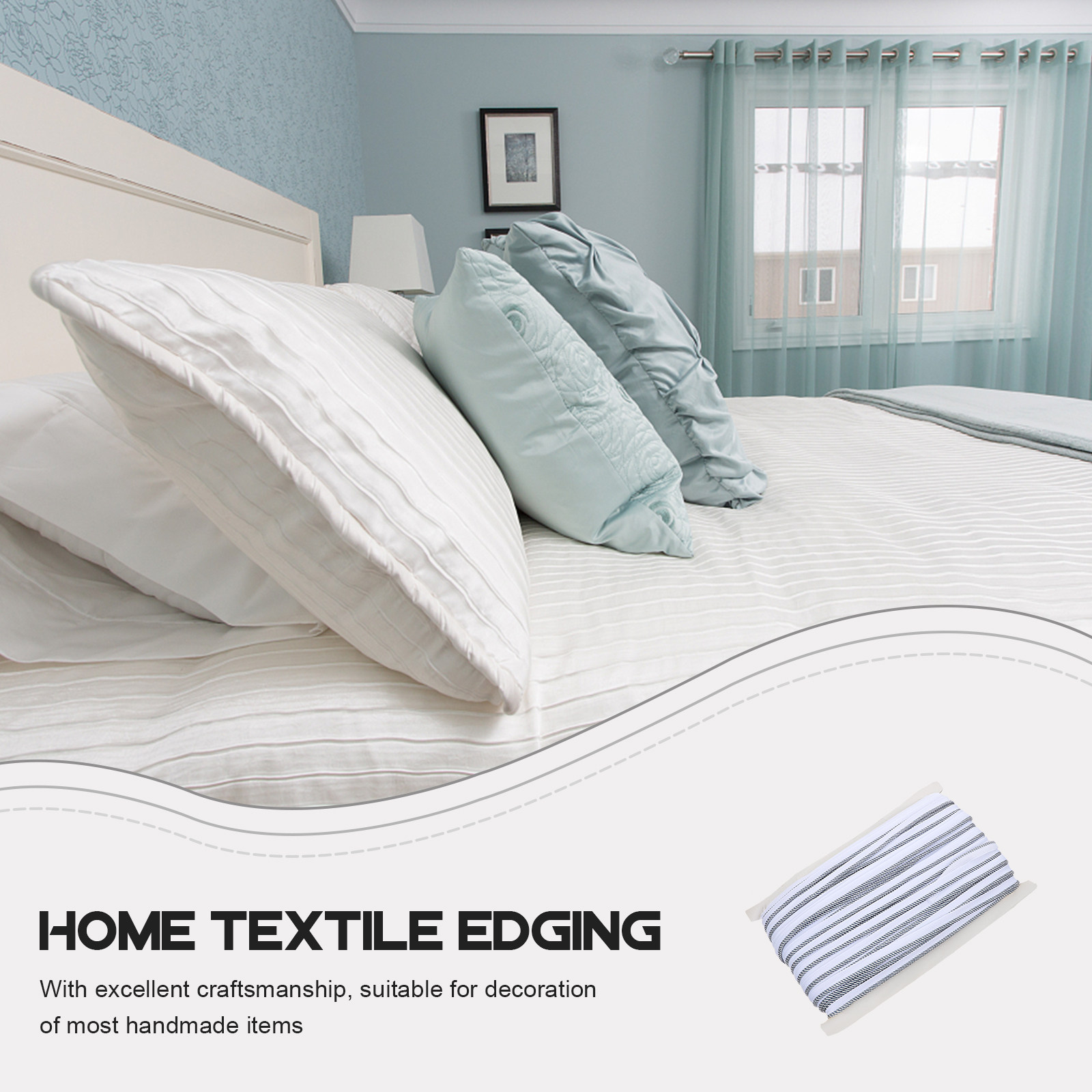 Cord Trim Twisted - 1 Roll Piping Cord Trim Polyester