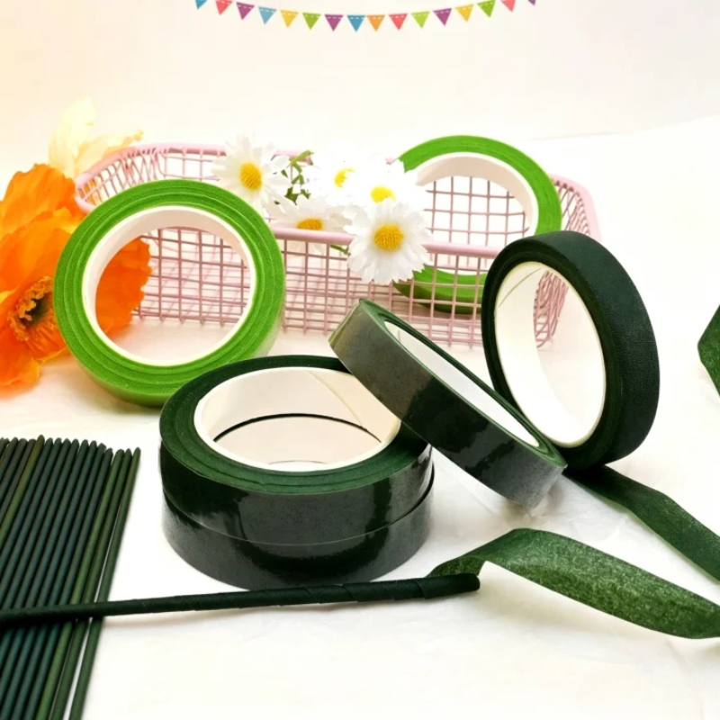 Embellishment Crafts - Green Waterproof Floral Tape Adhesive Florist