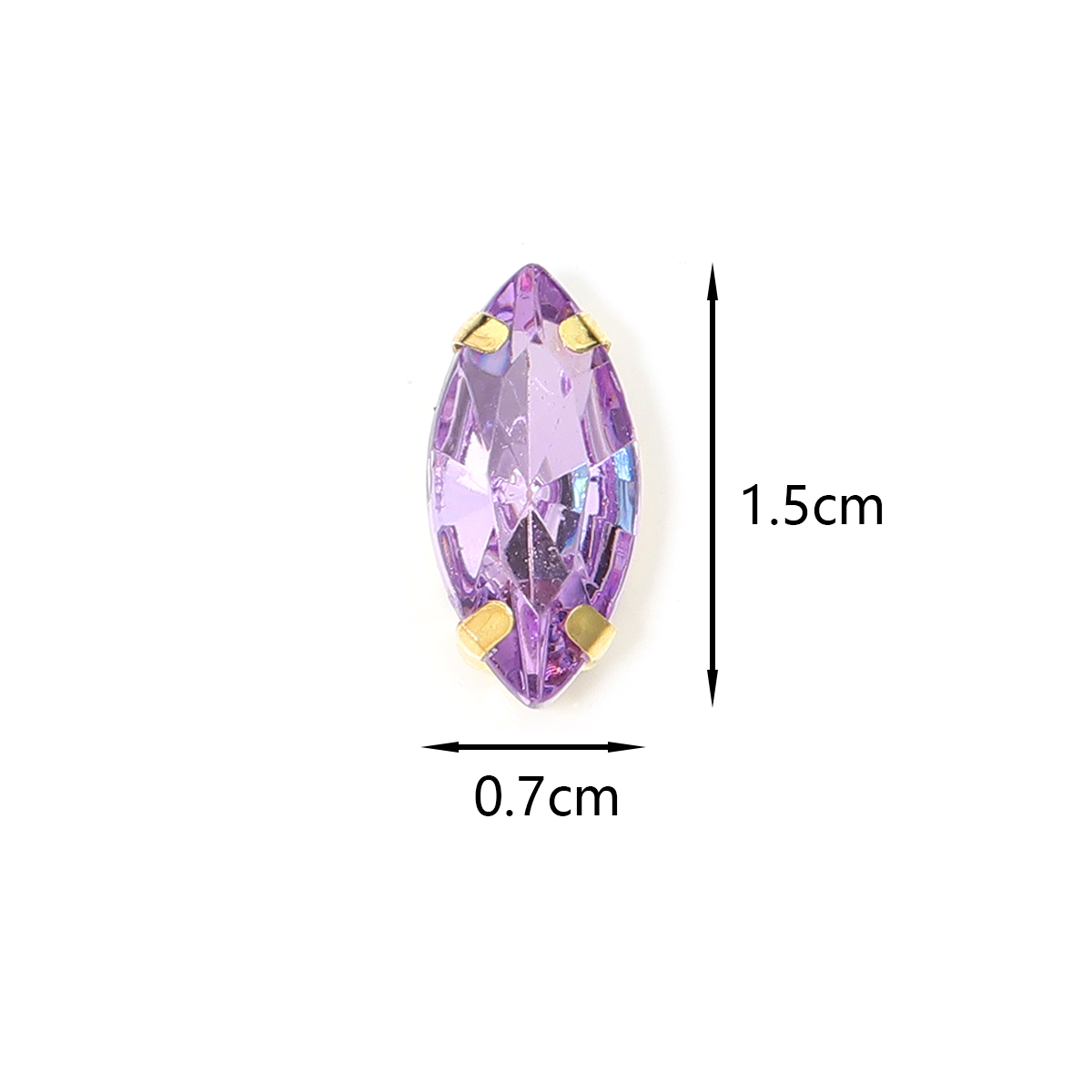 50pcs Horse Eye Shape Stainles - Sew On Rhinestone avaliação e preço