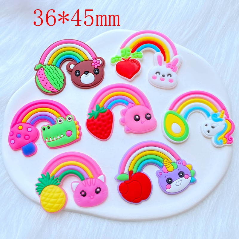 10Pcs New Cute Fruit Animal Ra - Embellishment Glue Craft avaliação e preço