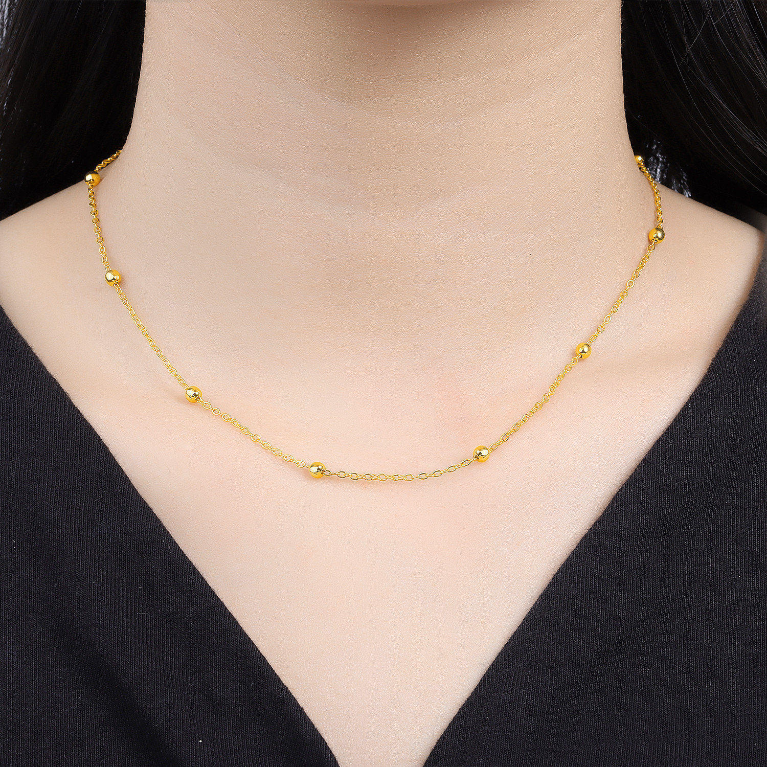 Orstarry S925 Sterling Silver  - Pearl Trim Chain avaliação e preço