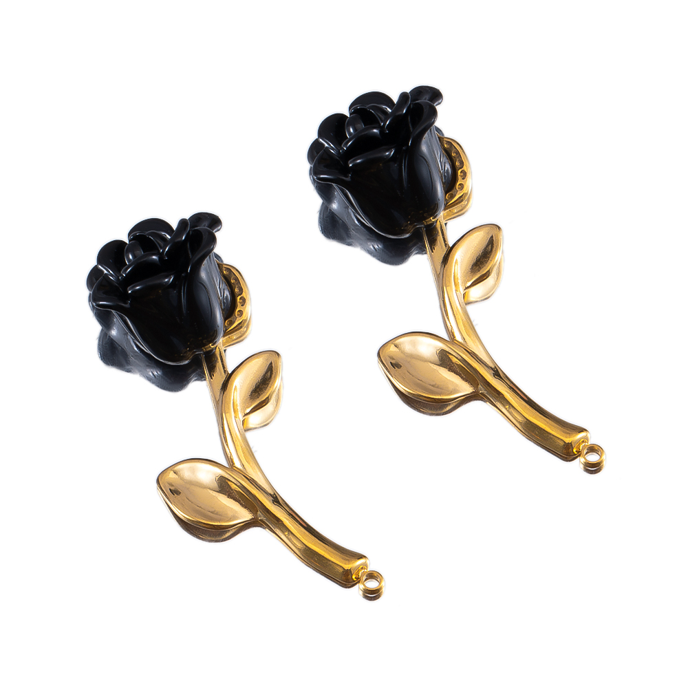 2pcs Stainless Steel Flower Cr - Embellishment Crafts avaliação e preço