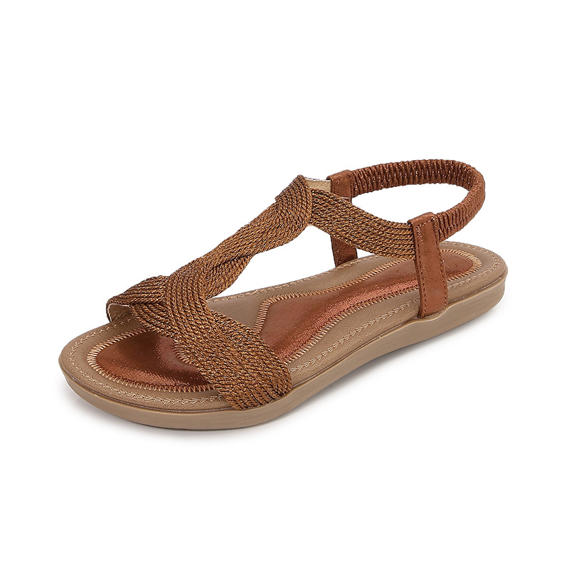 Ladies Summer Sandals Fashion  - Sew On Rhinestone avaliação e preço