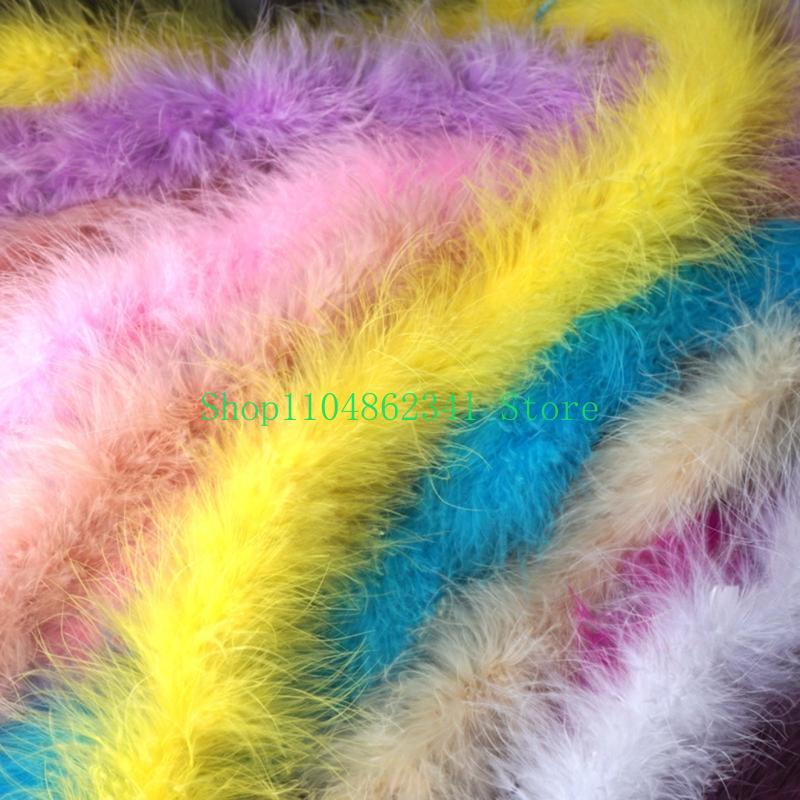 2 Yards Fluffy Marabou Feather - Feather Trim Marabou avaliação e preço