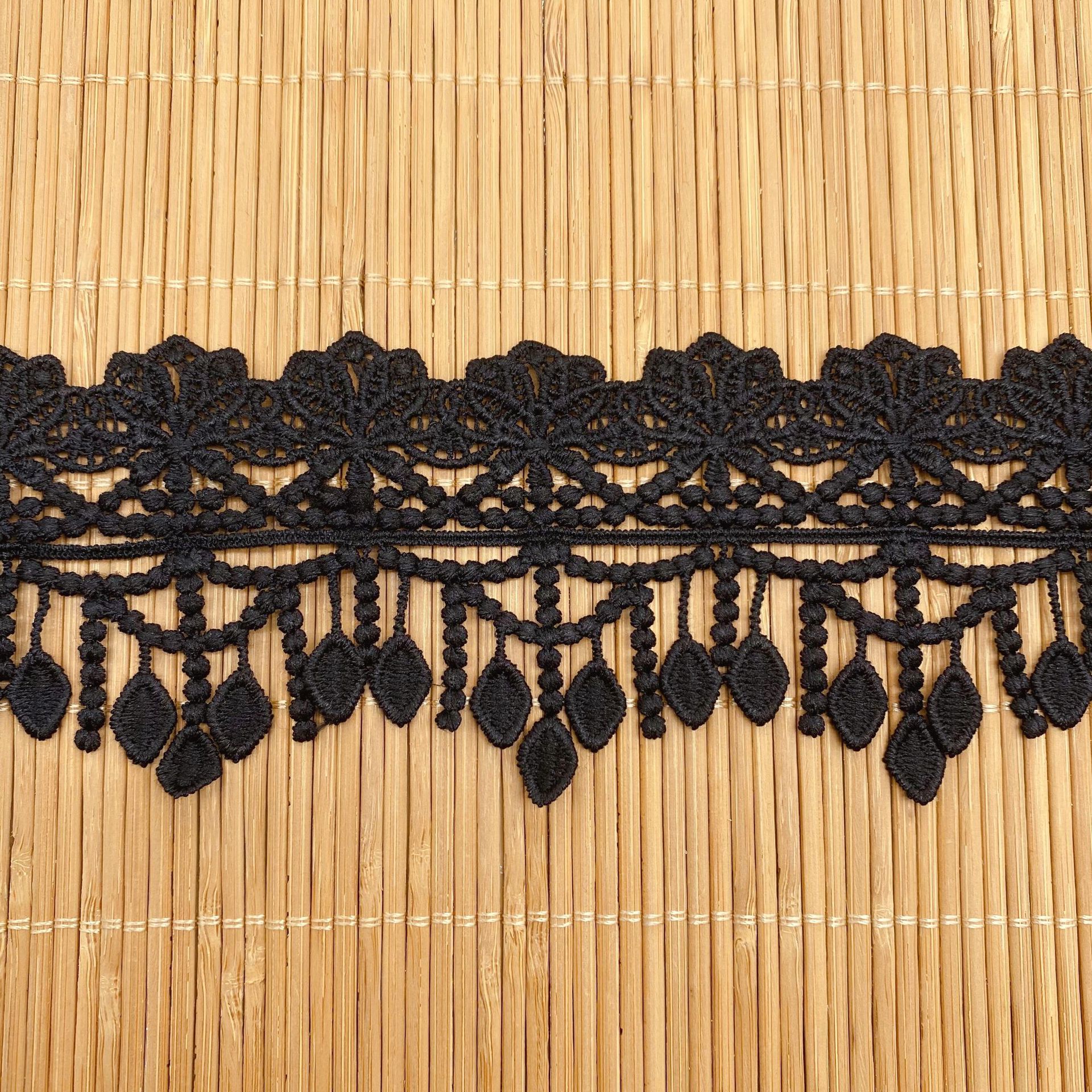 3Yards Embroidery Hollow Flowe - Lace Ribbon Trim avaliação e preço
