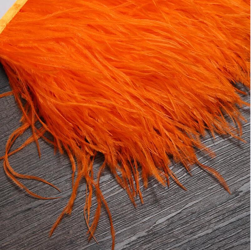 13-18CM 6M Ostrich Feather tri - Feather Trim Marabou avaliação e preço