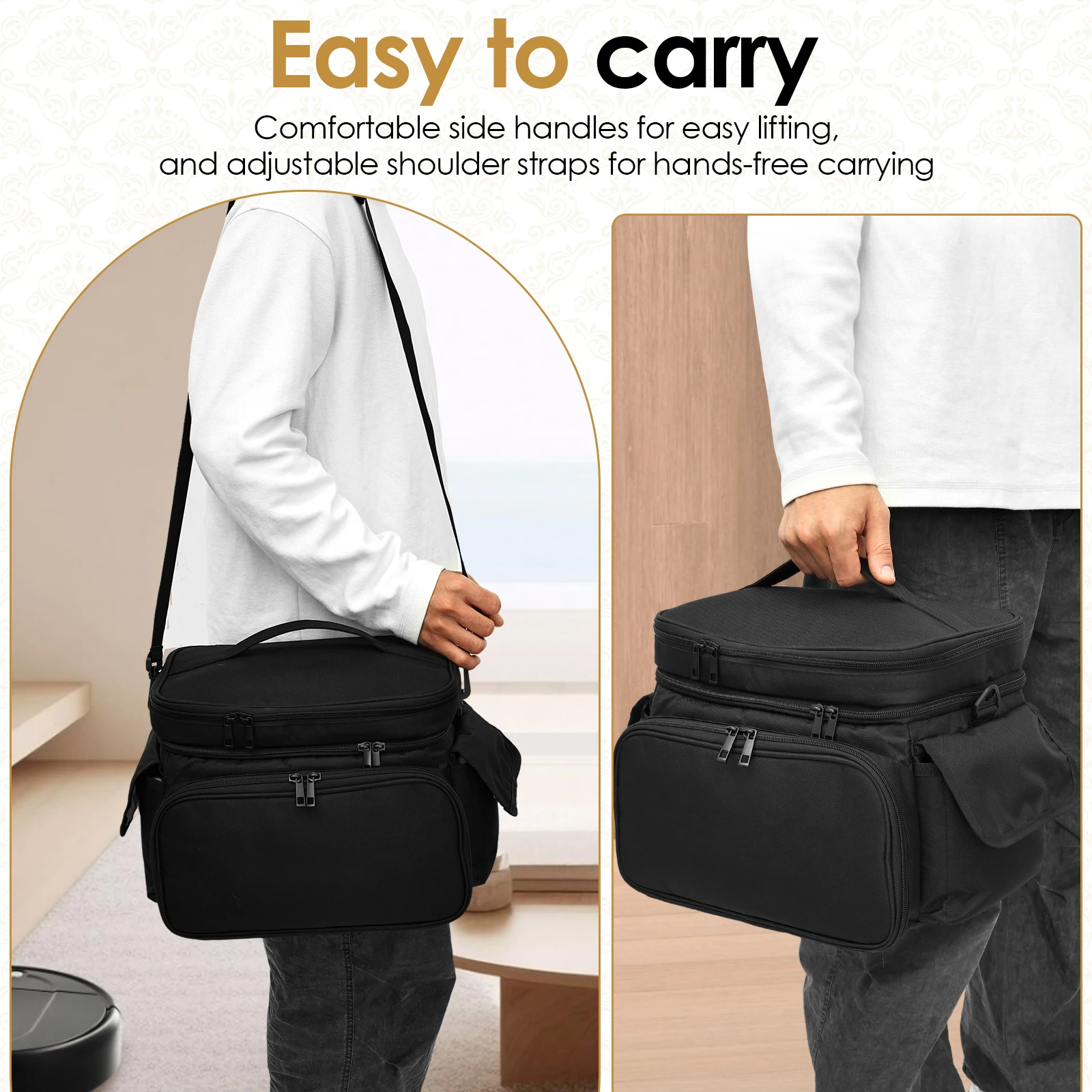 Large Sewing Bag Wool Knitting - Craft Embellishment Storage avaliação e preço