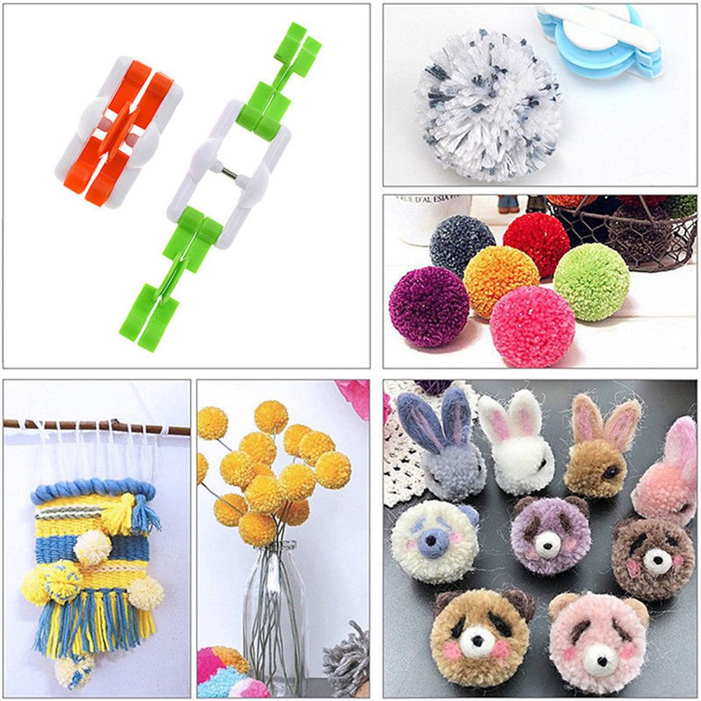 2pcs/lot Fashion Needle Craft  - Pom Pom Maker Tool avaliação e preço
