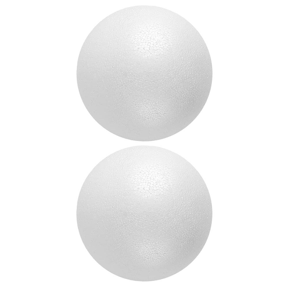 2Pcs Round Foam Spheres Lightw - Embellish Craft avaliação e preço