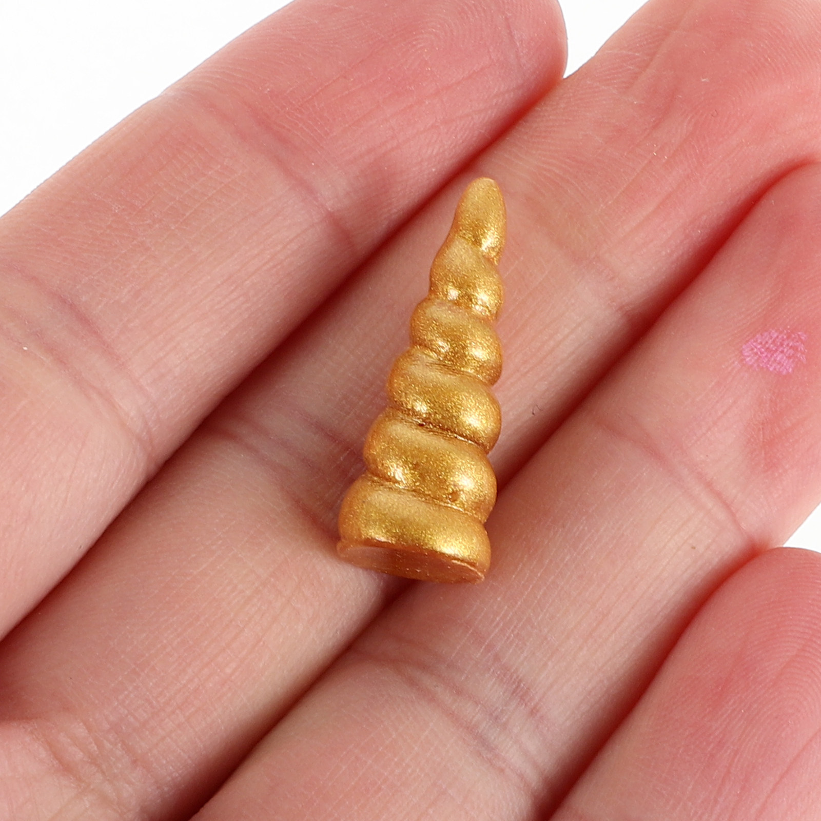 10Pcs Unicorn Horn Resin Decor - Embellish Craft avaliação e preço