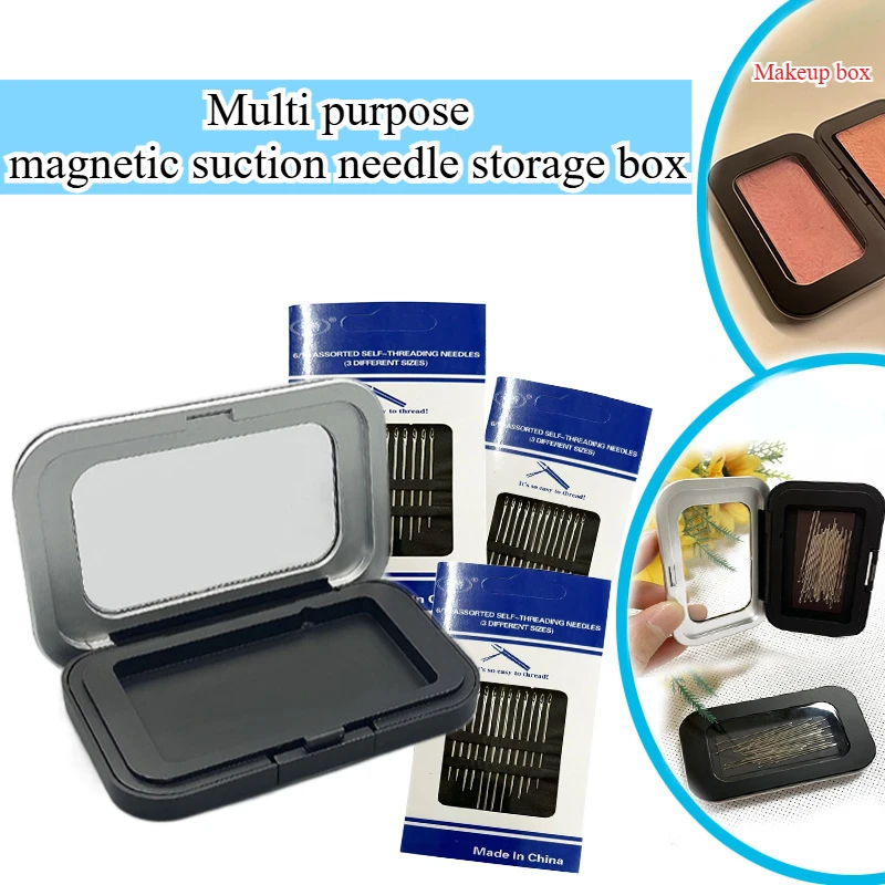 Magnetic Box Needle Suction Bo - Craft Embellishment Storage avaliação e preço