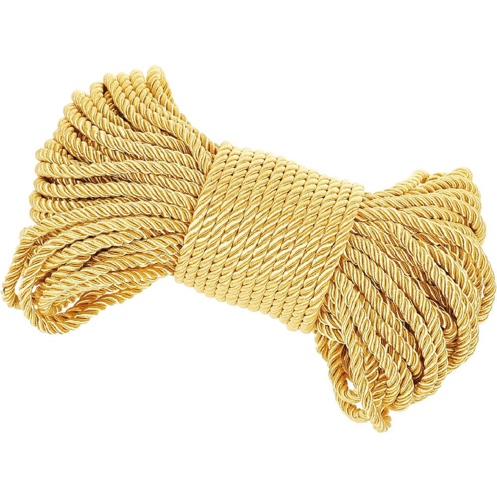 6mm Gold Cord 27 Yards Twisted - Cord Trim Twisted avaliação e preço