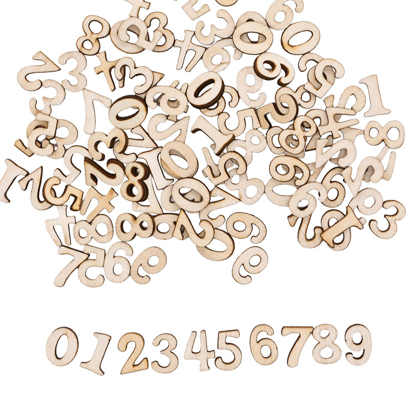 100pcs Letters Wooden Alphabet - Embellish Craft avaliação e preço
