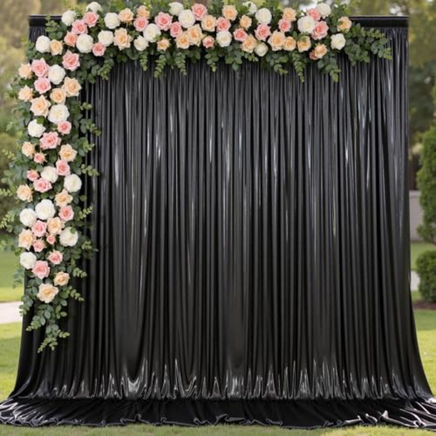 Party backdrop curtain: wrinkl - Sequin Fabric Panel avaliação e preço