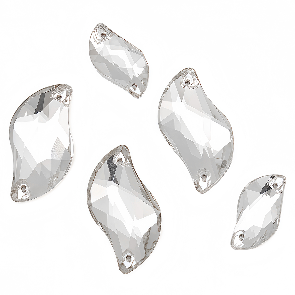 S Shape Sew On Rhinestone Crys - Sew On Rhinestone avaliação e preço