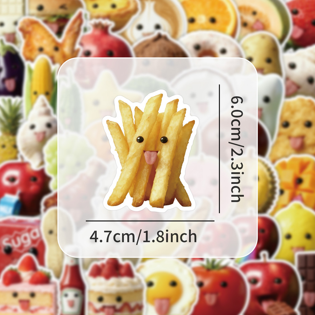 53 Pcs Abstract Art Style Food - Craft Embellishment World avaliação e preço