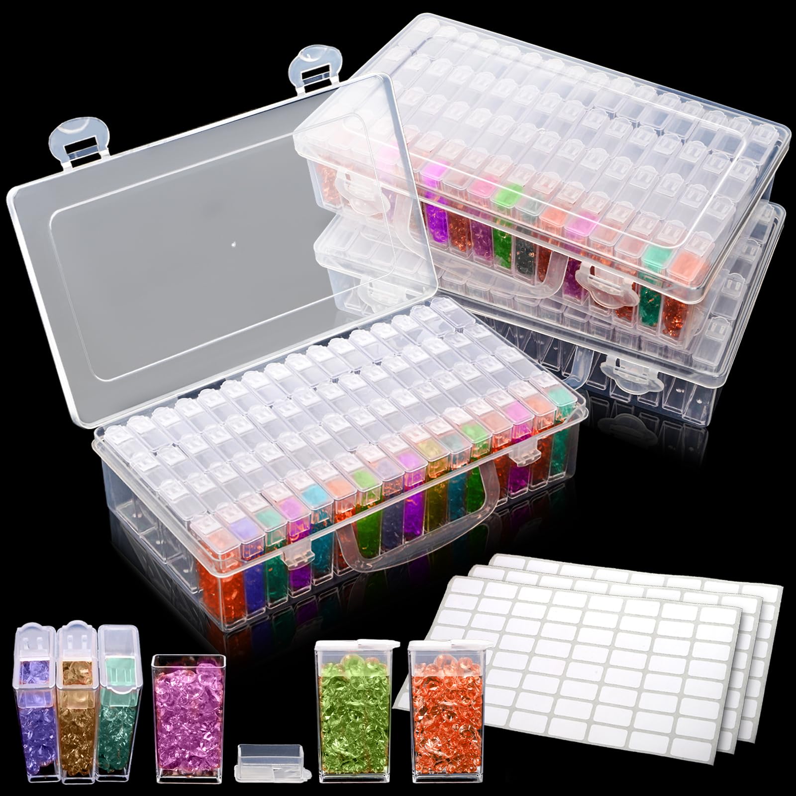 Diamond Art Storage Containers - Craft Embellishment Storage avaliação e preço