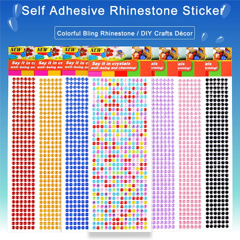 900/504Pcs Bling Acrylic Rhine - Embellishment Glue Craft avaliação e preço