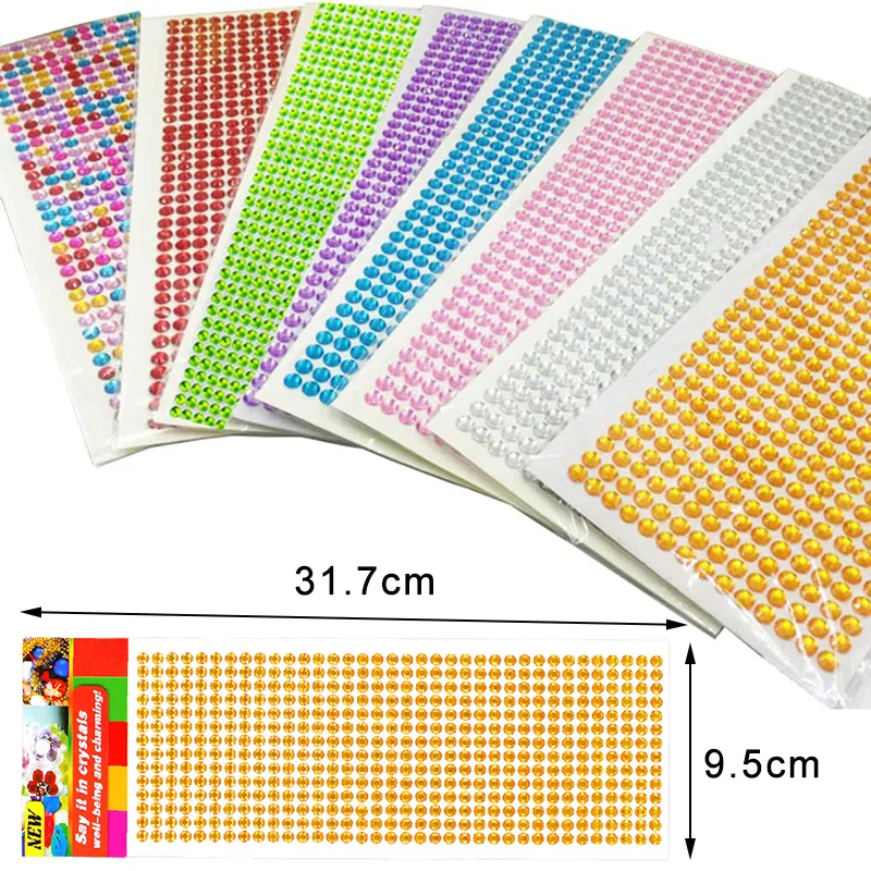 900/504Pcs Bling Acrylic Rhine - Embellishment Glue Craft avaliação e preço