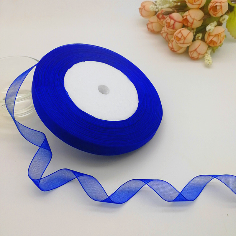 50 Yards 10/20/25mm Width Spoo - Organza Ribbon Spool avaliação e preço