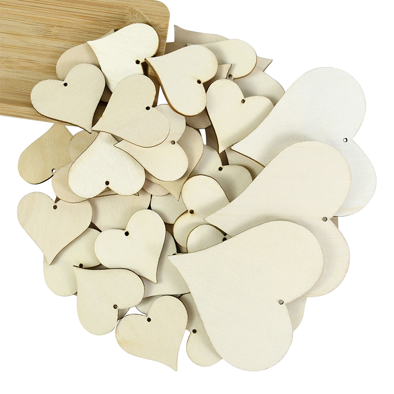 10-100pcs Unfinished Blank Woo - Embellish Craft avaliação e preço