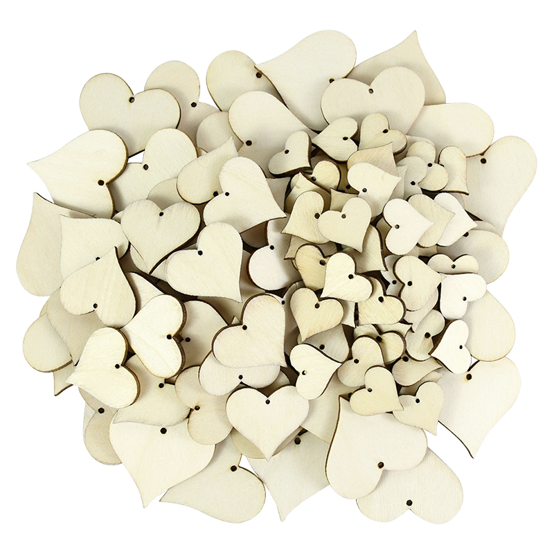 10-100pcs Unfinished Blank Woo - Embellish Craft avaliação e preço