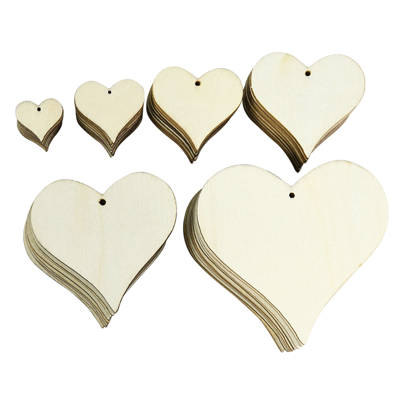 10-100pcs Unfinished Blank Woo - Embellish Craft avaliação e preço