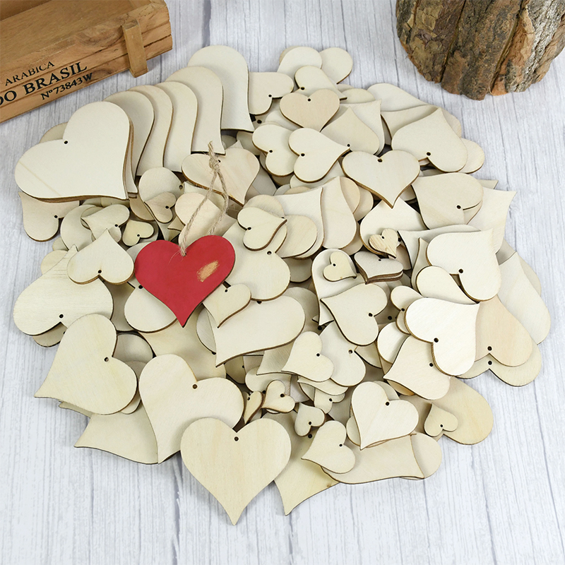 10-100pcs Unfinished Blank Woo - Embellish Craft avaliação e preço