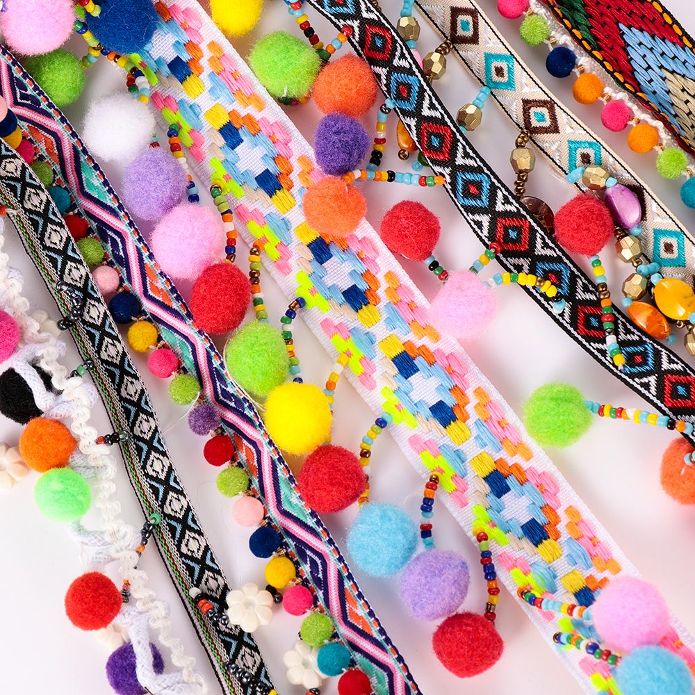 1yard Bohemia Tassel Lace Trim - Lace Ribbon Trim avaliação e preço