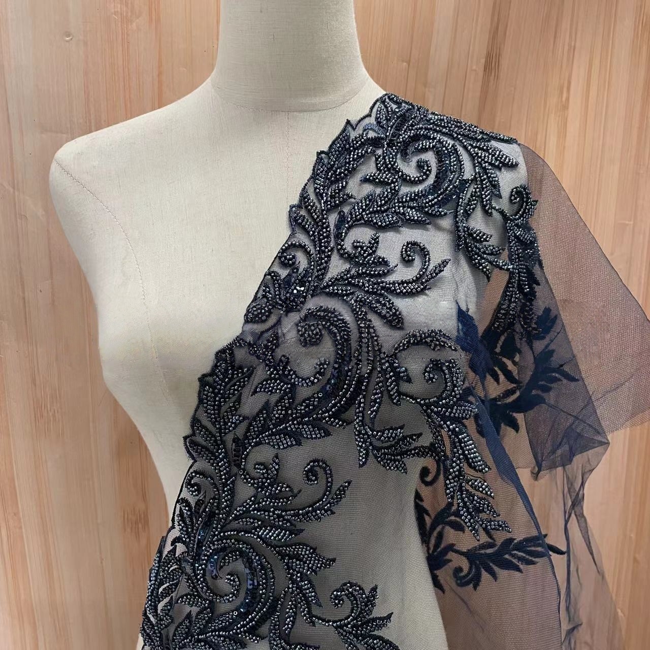 Beaded Embroidery Lace Trim wi - Beaded Trim Fringe avaliação e preço