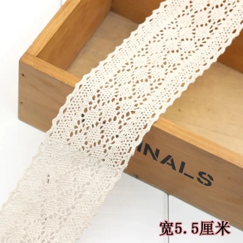 Ivory White Cotton Lace Trim R - Lace Ribbon Trim avaliação e preço