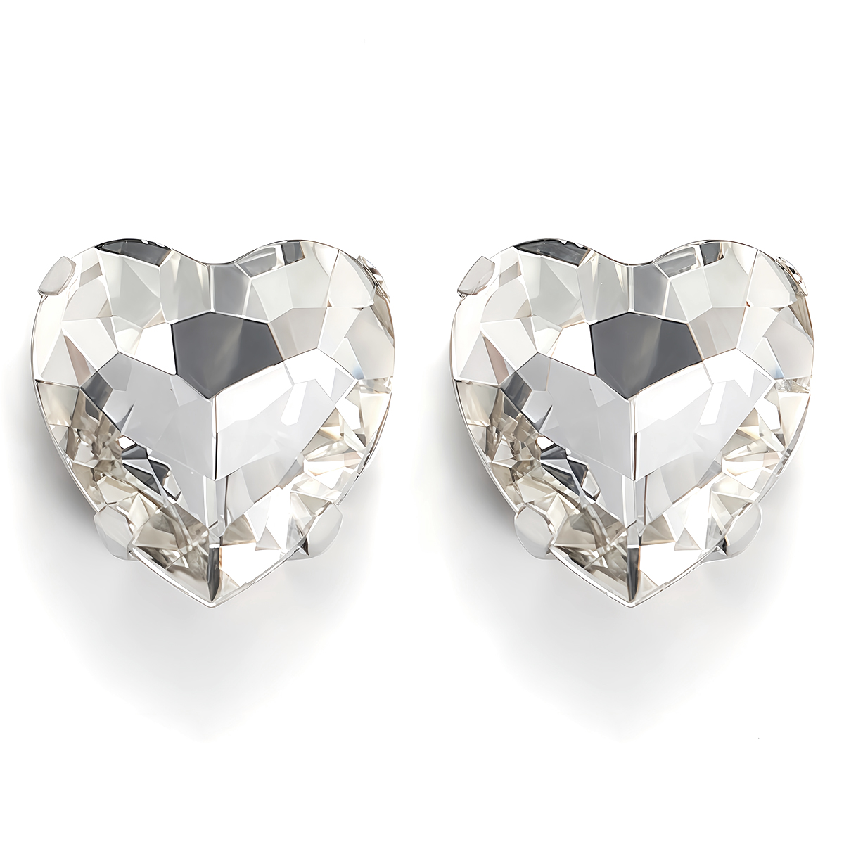 Heart Shape Glass Rhinestones  - Sew On Rhinestone avaliação e preço