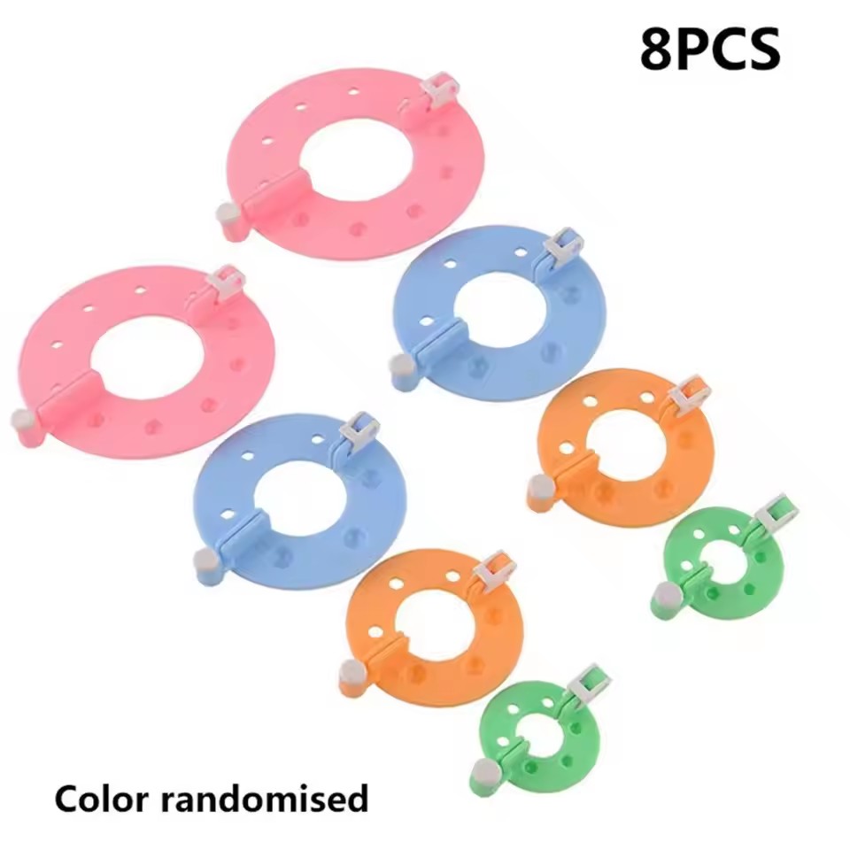 8PCS 4 Sizes Fluff Ball Weaver - Pom Pom Maker Tool avaliação e preço
