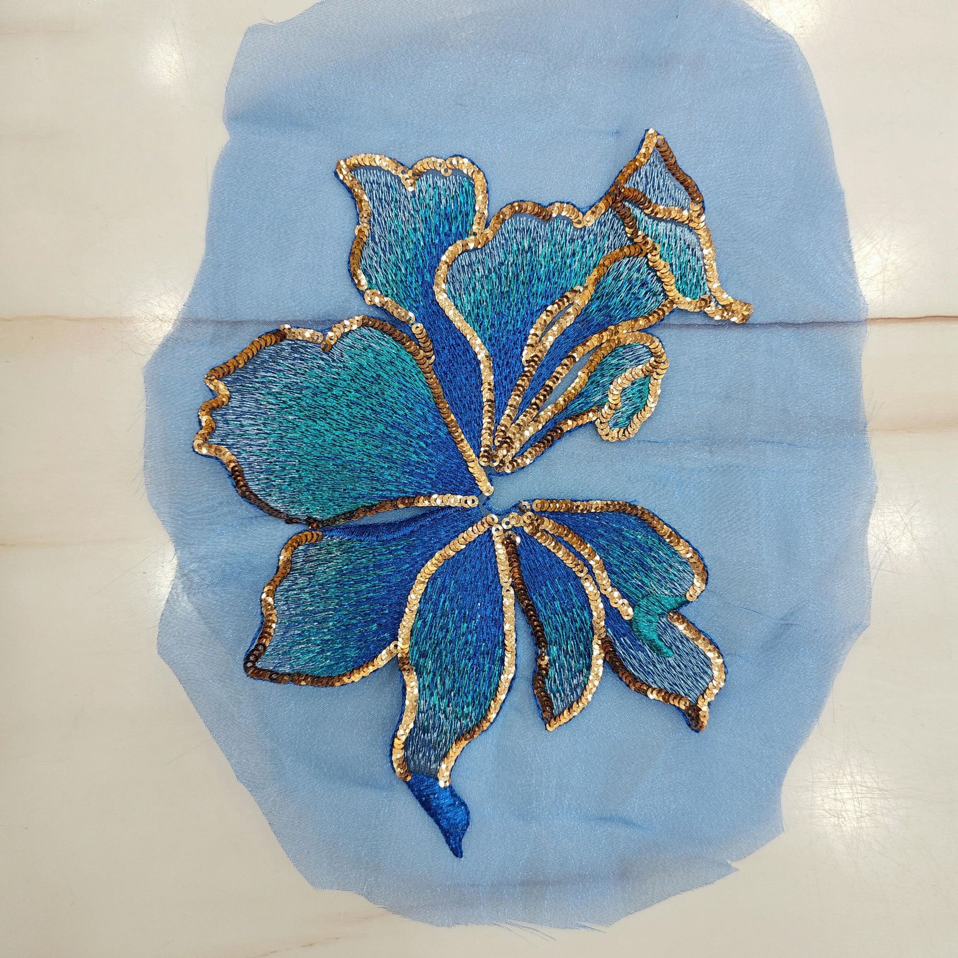 Organza Embroidery Applique Pa - Embellish Craft avaliação e preço