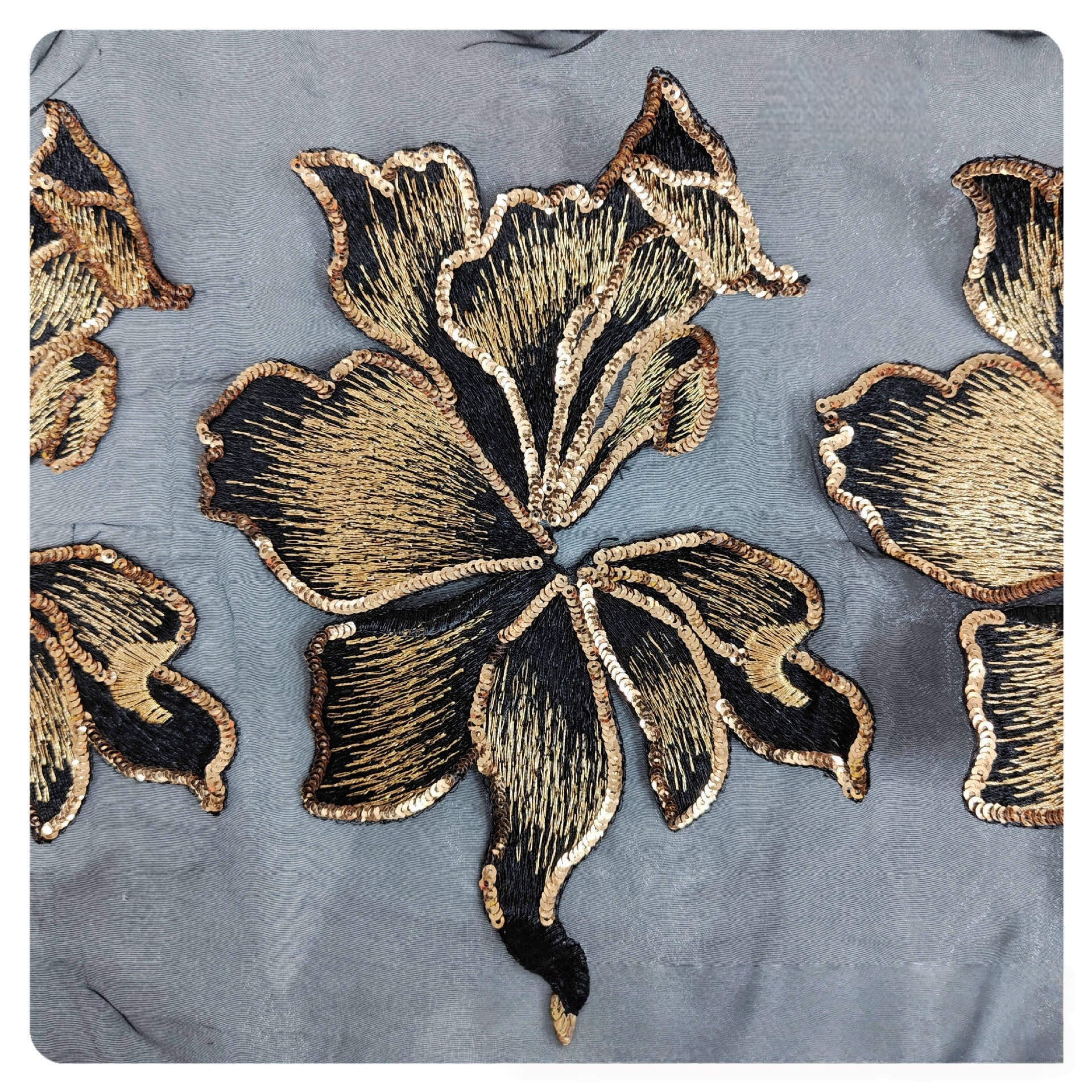 Organza Embroidery Applique Pa - Embellish Craft avaliação e preço