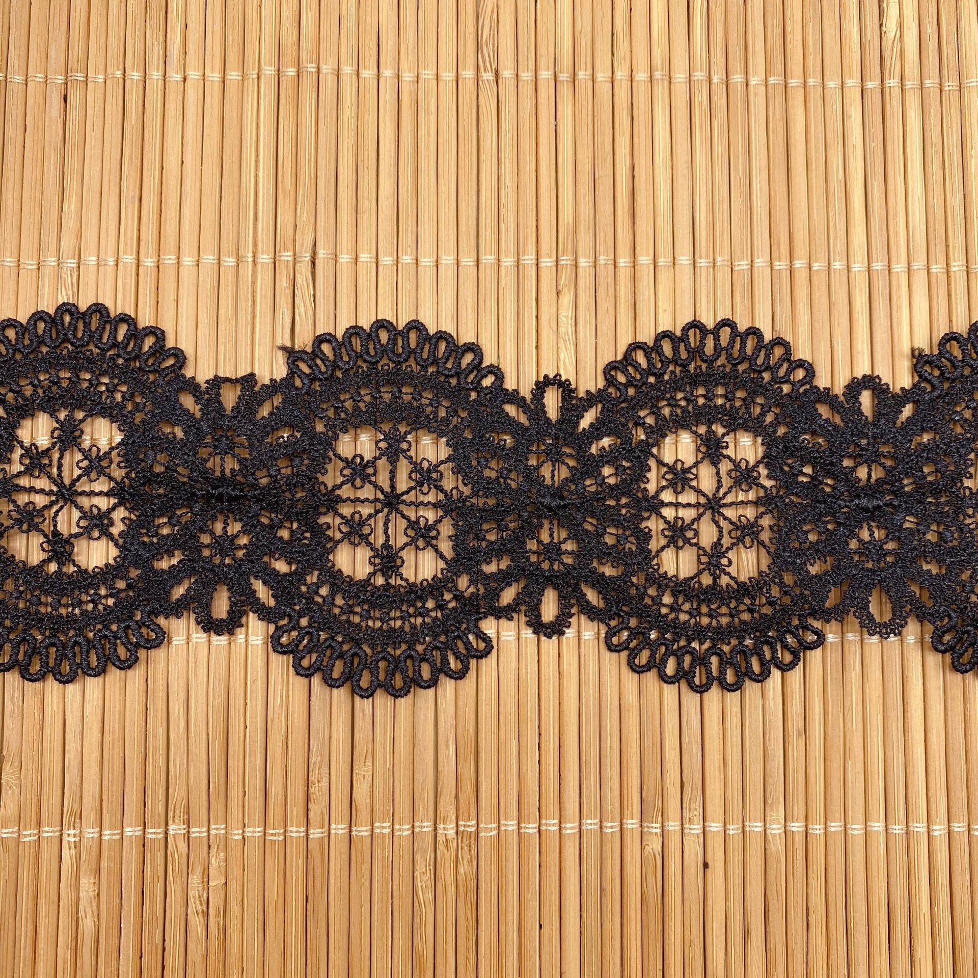 Hollow Flower Embroidered Lace - Lace Ribbon Trim avaliação e preço
