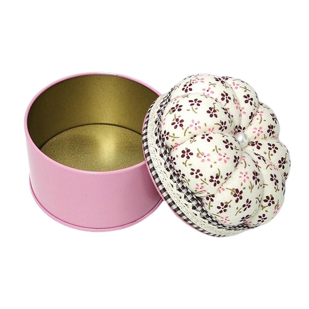 Cloth Pincushion with Storage  - Craft Embellishment Storage avaliação e preço