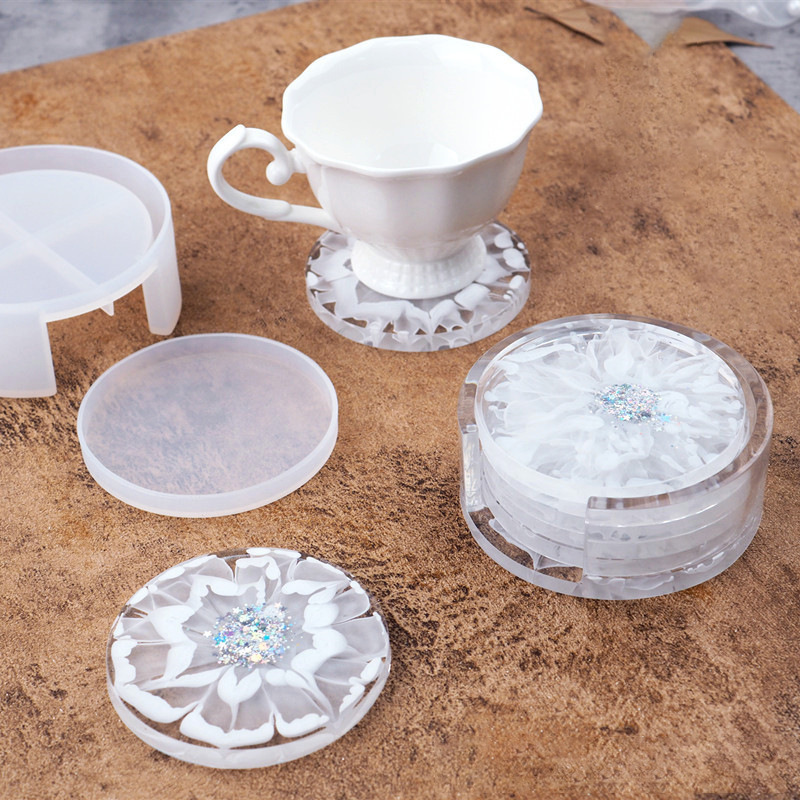 SNASAN Coaster Cup Mat Silicon - Craft Embellishment Storage avaliação e preço