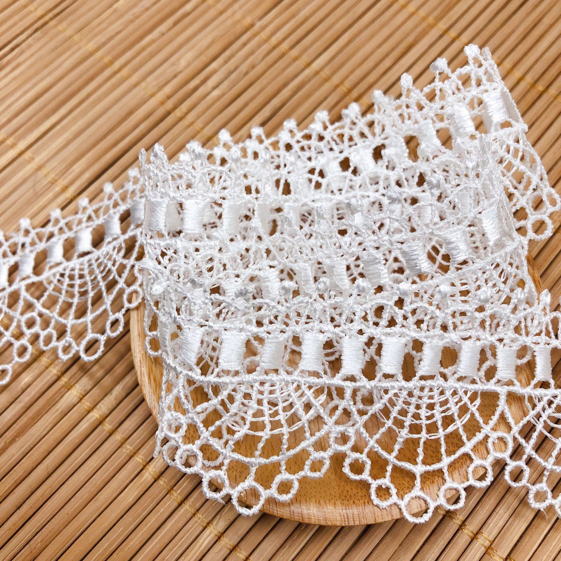 Hollow Embroidery Clavicle Cha - Lace Ribbon Trim avaliação e preço