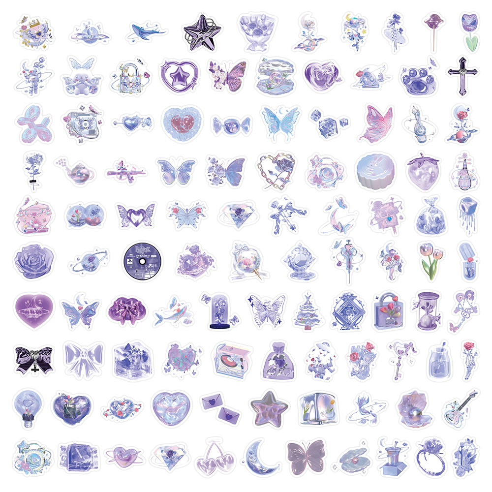 103 Pcs Glittery Shimmery Purp - Craft Embellishment World avaliação e preço