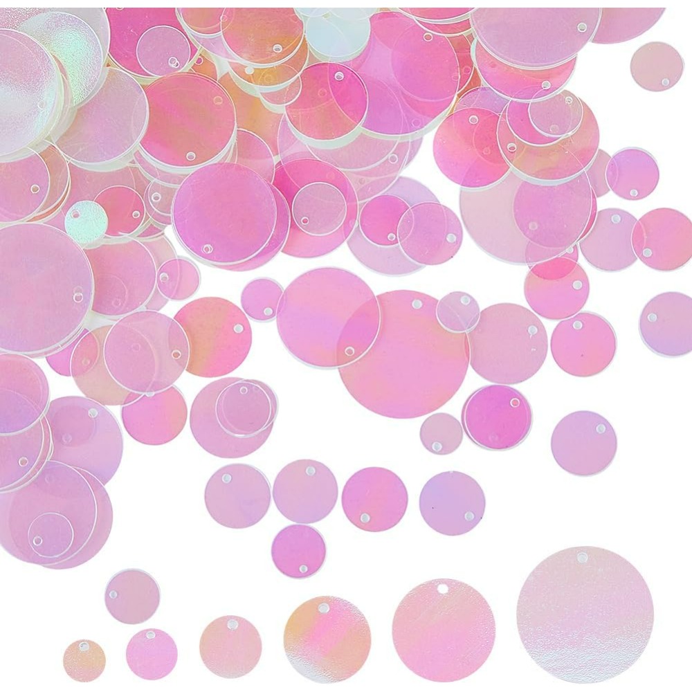 1800Pcs 6 Sizes Loose Sequin F - Embroidery Craft avaliação e preço