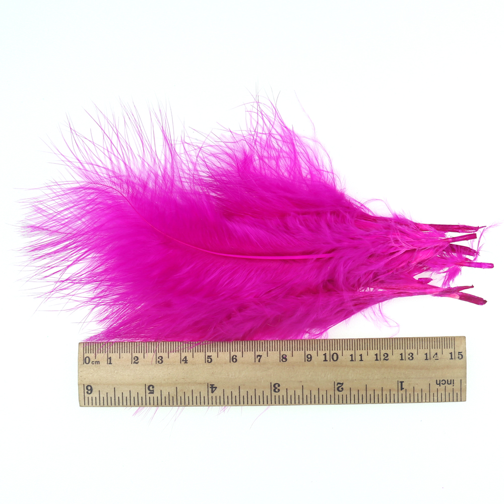 Bimoo 50pcs/Pack Colored Long  - Feather Trim Marabou avaliação e preço