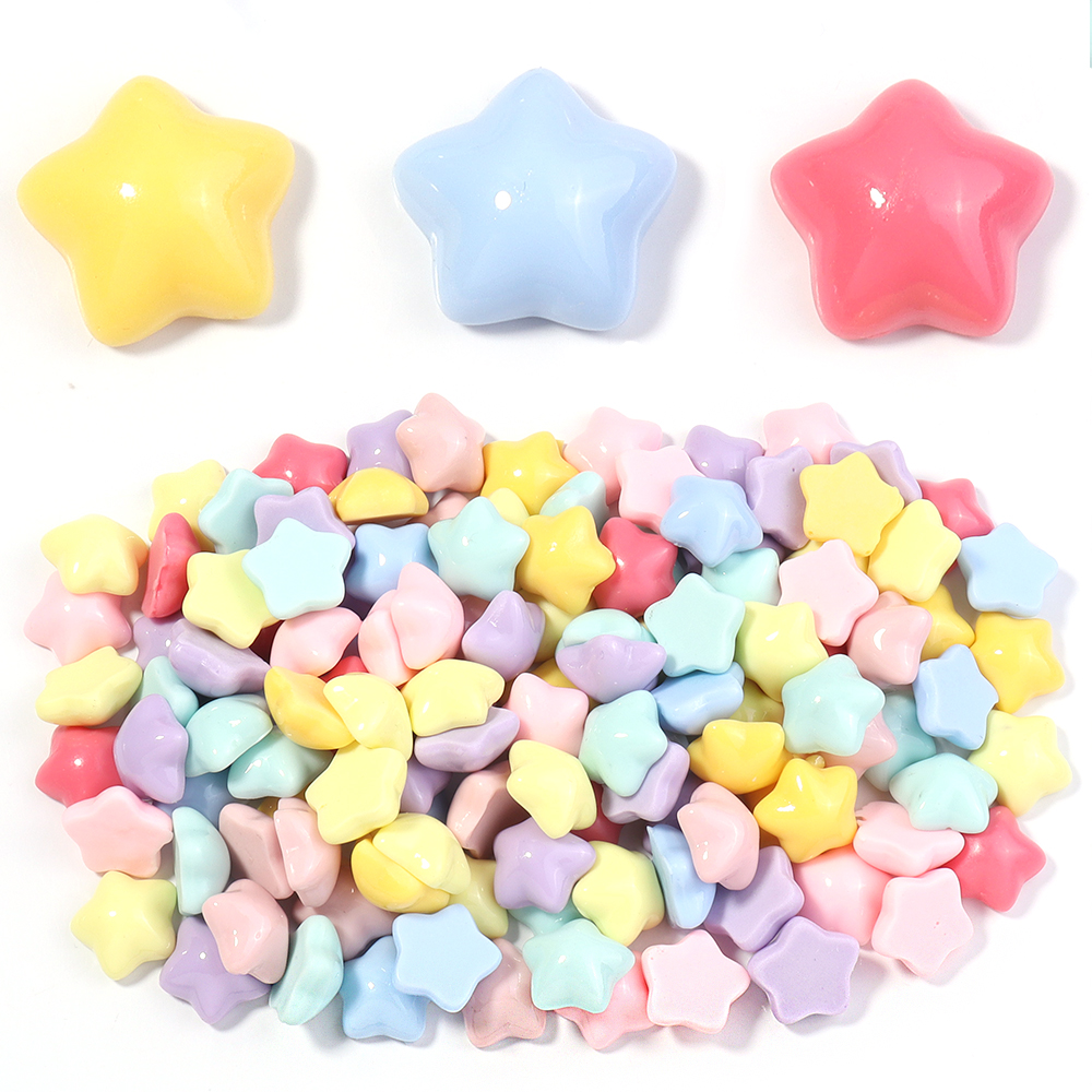 50pcs/lot 16mm Colorful Star R - Embellishment Crafts avaliação e preço