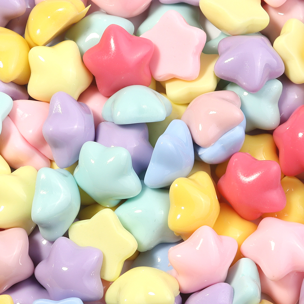 50pcs/lot 16mm Colorful Star R - Embellishment Crafts avaliação e preço