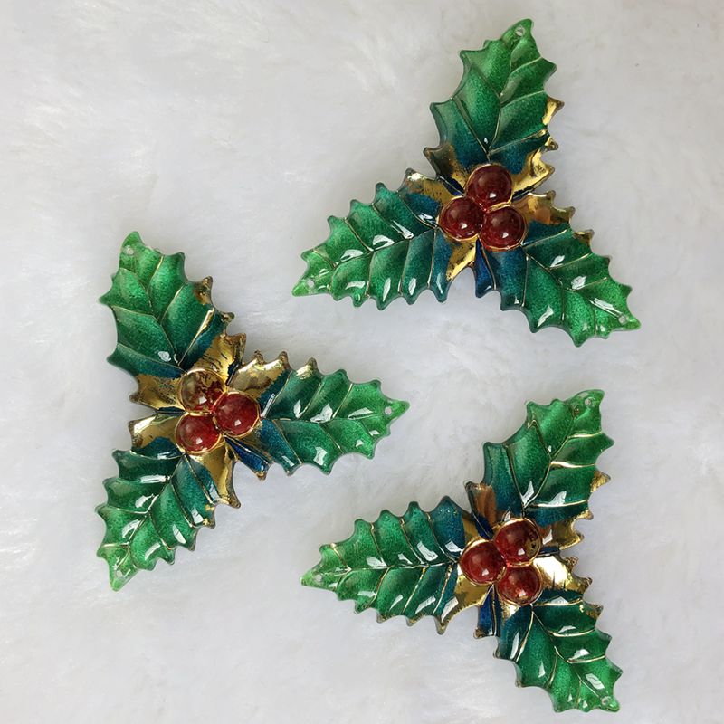 8PCS 40x41mm Resin Christmas L - Embellishment Glue Craft avaliação e preço