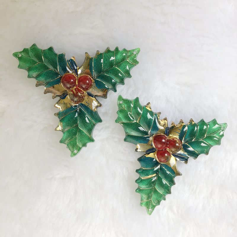 8PCS 40x41mm Resin Christmas L - Embellishment Glue Craft avaliação e preço