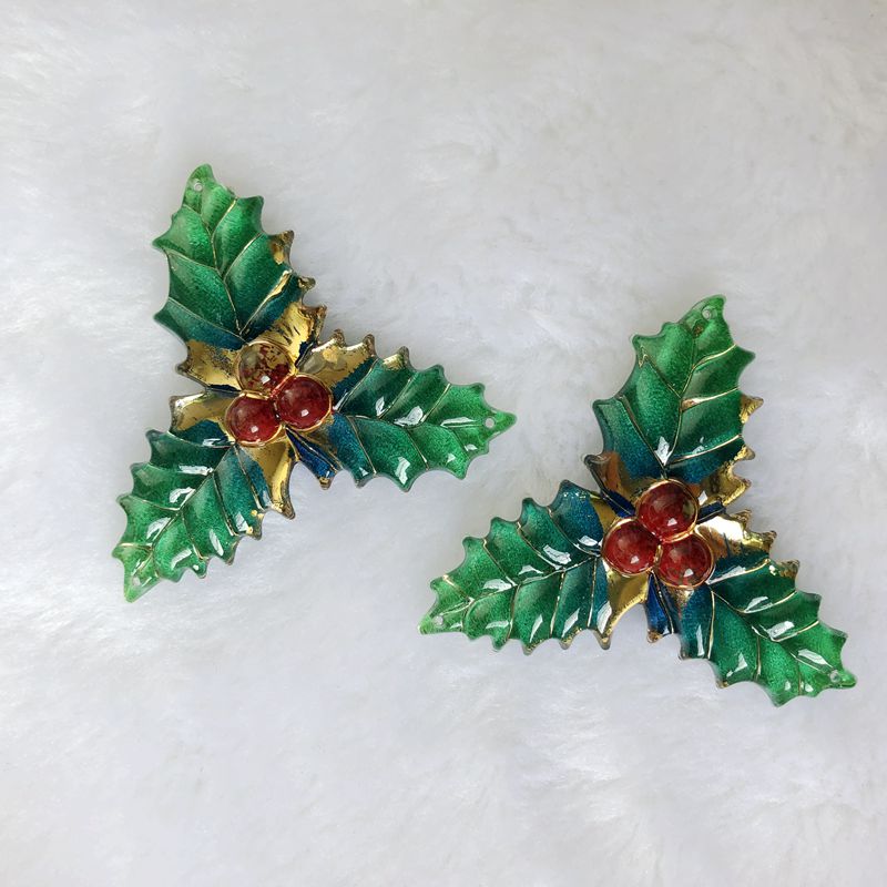8PCS 40x41mm Resin Christmas L - Embellishment Glue Craft avaliação e preço