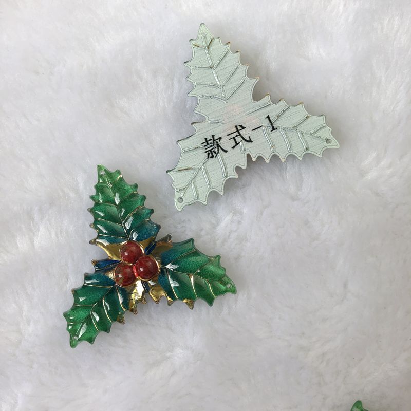8PCS 40x41mm Resin Christmas L - Embellishment Glue Craft avaliação e preço